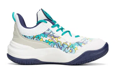 Li-ning (gs)  Lei-rim Low 'white Green Blue'