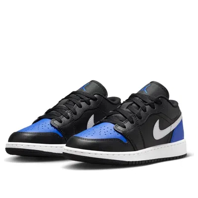 Air Jordan (gs)  1 Low 'black Game Royal White' In Multi