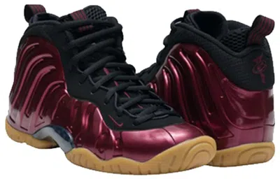 Nike (gs)  Little Posite One 'night Maroon' In Black