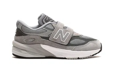 New Balance (ps)  990v6 Hook & Loop Little Kids 'castlerock' In Multi