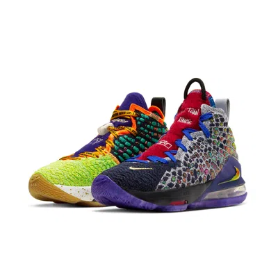 Nike (gs)  Lebron 17 'what The' In Animal Print