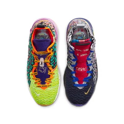 Nike (gs)  Lebron 17 'what The' In Animal Print
