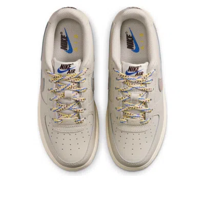 Nike (gs)  Air Force 1 Lv8 1 'light Orewood Brown Burgundy Crush' In Neutral