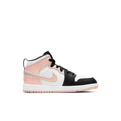 Air Jordan (ps)  1 Mid 'crimson Tint' In Pink