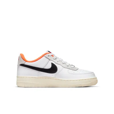 Nike (gs)  Air Force 1 Low Lv8 'hoops Pack - White Total Orange'