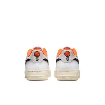 Nike (gs)  Air Force 1 Low Lv8 'hoops Pack - White Total Orange'