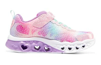 Skechers (gs)  Flutter Heart Lights 'pink Multi'