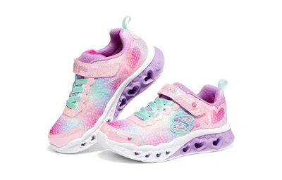 Skechers (gs)  Flutter Heart Lights 'pink Multi'