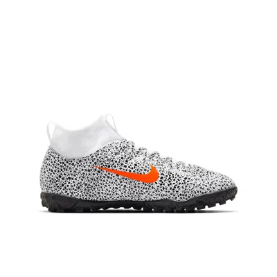 Nike (gs)  Jr. Mercurial Superfly 7 Academy Cr7 Safari Tf Turf 'black White Orange'