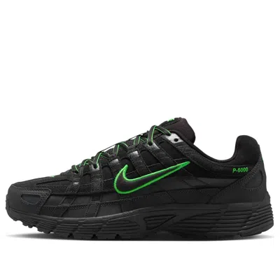 Nike P-6000 Prm 'black Green Strike' In Black