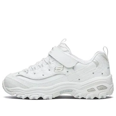 Skechers (gs)  D'lites 1.0 'white Silver'