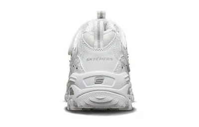 Skechers (gs)  D'lites 1.0 'white Silver'