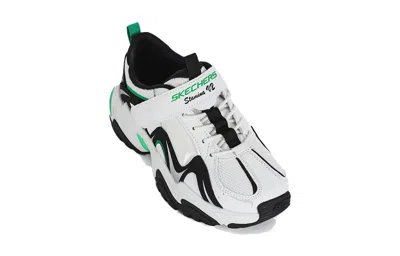 Skechers (gs)  Dlites 2.0 'white Green' In Multi