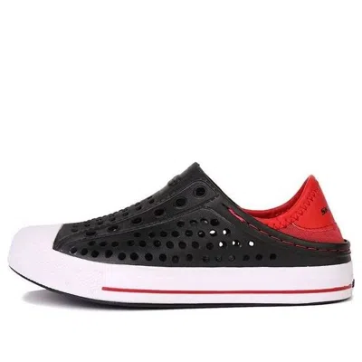 Skechers (gs)  Guzman Steps Slip-ons 'black Red'