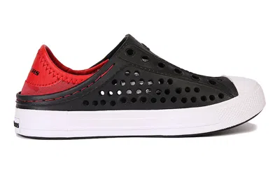 Skechers (gs)  Guzman Steps Slip-ons 'black Red'