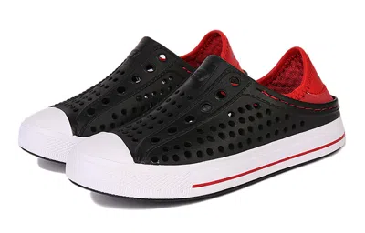 Skechers (gs)  Guzman Steps Slip-ons 'black Red'