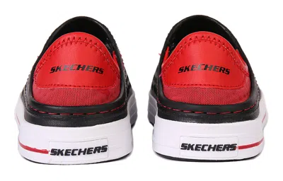Skechers (gs)  Guzman Steps Slip-ons 'black Red'