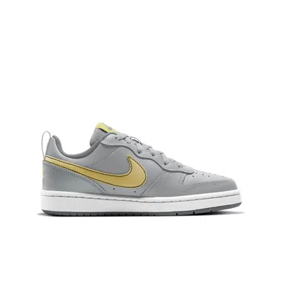 Nike (gs)  Court Borough Low 2 'gray Gold'