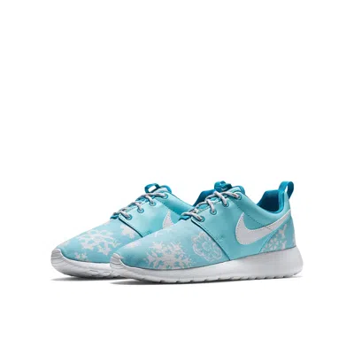 Nike (gs)  Roshe One Print 'blue White'
