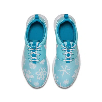 Nike (gs)  Roshe One Print 'blue White'