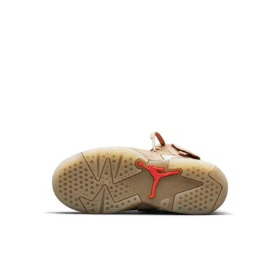 Air Jordan (ps)  6 Retro X Travis Scott 'british Khaki' In Brown