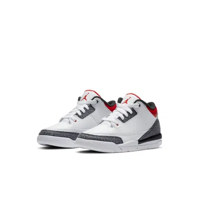 Air Jordan (ps)  3 Retro Denim Se 'fire Red Denim'