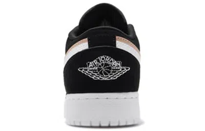 Air Jordan (gs) 1 Low 'white Rose Gold' In Black | ModeSens