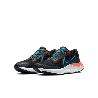 Nike (gs)  Renew Run 'black Crimson Laser Blue' In Multi