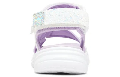 Skechers (gs)  Glimmer Kicks 'white Purple'