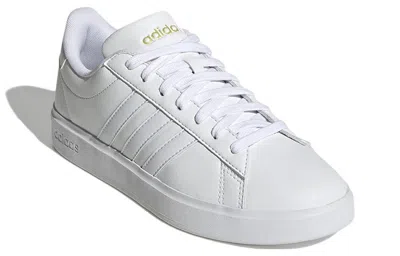 Adidas Originals (wmns) Adidas Grand Court 2.0 'white Gold Metallic'
