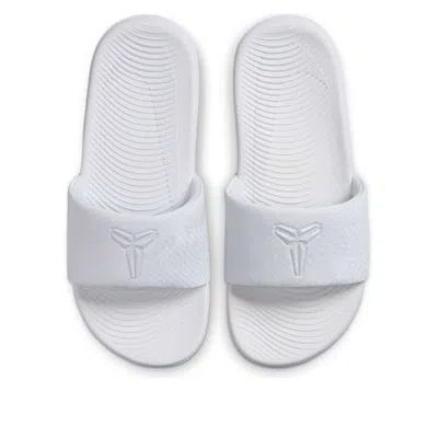 Nike (gs)  Kobe Kawa Slides 'white'