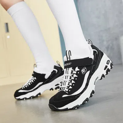 Skechers D'lites Low-top Running Shoes K White/black