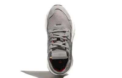 Adidas Originals (gs) Adidas Nite Jogger J 'grey Cloud White' In Gray