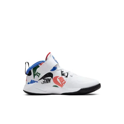 Nike (ps)  Team Hustle D9 'allover Logo - White'
