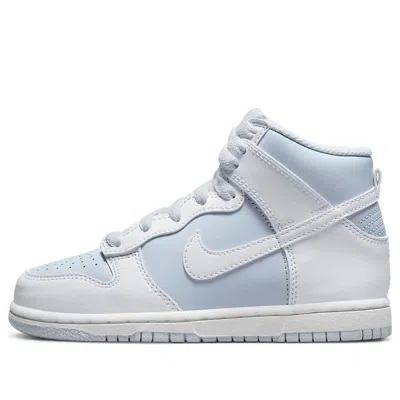 Nike (ps)  Dunk High 'white Pure Platinum' In Blue