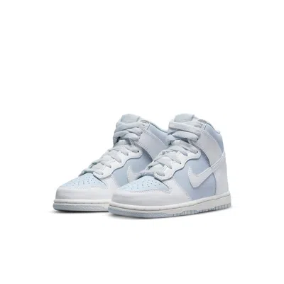 Nike (ps)  Dunk High 'white Pure Platinum' In Blue