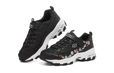 Skechers (gs)  D'lites Floral 'black Multi'