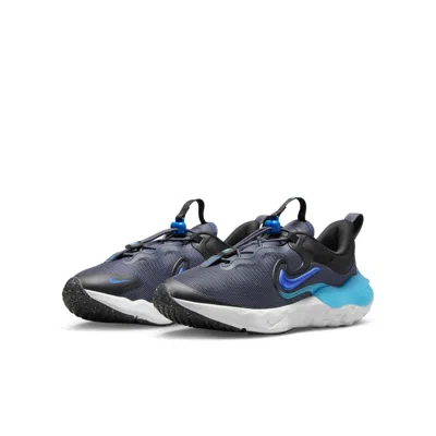 Nike (gs)  Run Flow 'thunder Blue Lightning'
