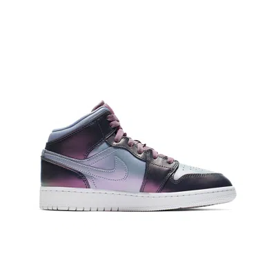 Air Jordan (gs)  1 Mid 'metallic Purple'
