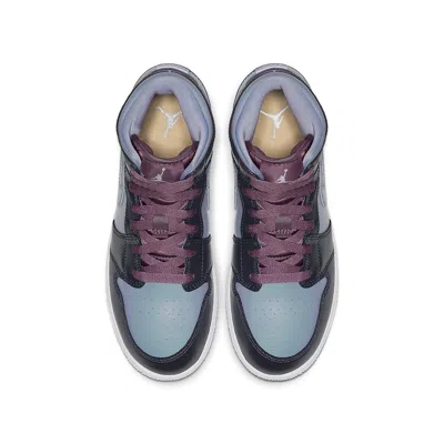 Air Jordan (gs)  1 Mid 'metallic Purple'