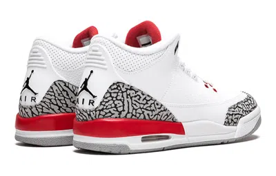 Air Jordan (gs)  3 Retro 'hall Of Fame' In White