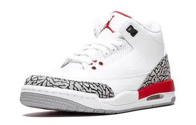 Air Jordan (gs)  3 Retro 'hall Of Fame' In White