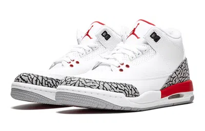 Air Jordan (gs)  3 Retro 'hall Of Fame' In White