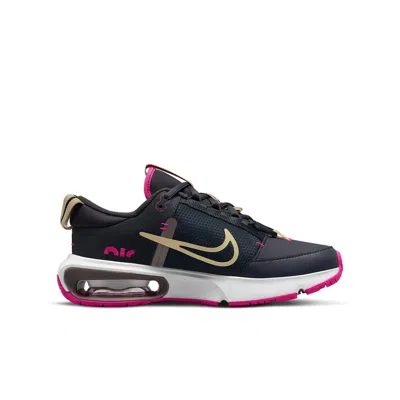 Nike (gs)  Air Max Intrlk Se 'off Noir Mtlc Gold Star Pink Prime' In Black