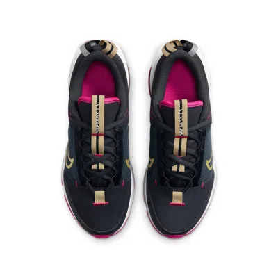 Nike (gs)  Air Max Intrlk Se 'off Noir Mtlc Gold Star Pink Prime' In Black