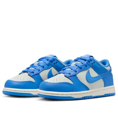 Nike (ps)  Dunk Low 'light Silver Photo Blue'