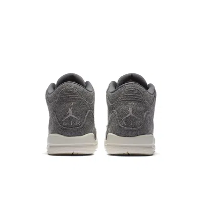 Air Jordan (gs)  3 Retro 'wool' Bg In Gray
