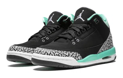 Air Jordan (gs)  3 Retro 'black Mint'