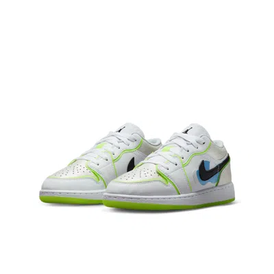 Air Jordan (gs)  1 Low 'warped Swoosh' In Multi