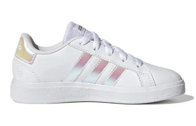 Adidas Originals (gs) Adidas Grand Court 2.0 Lifestyle Tennis 'white Iridescent'